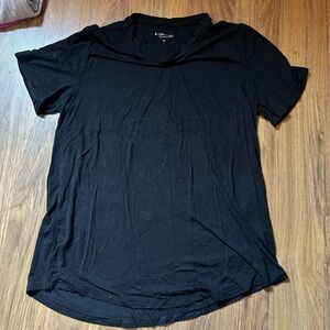 Reitmans Classic Black Short Sleeve Top